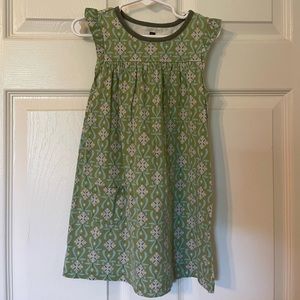 Tea green cotton dress.